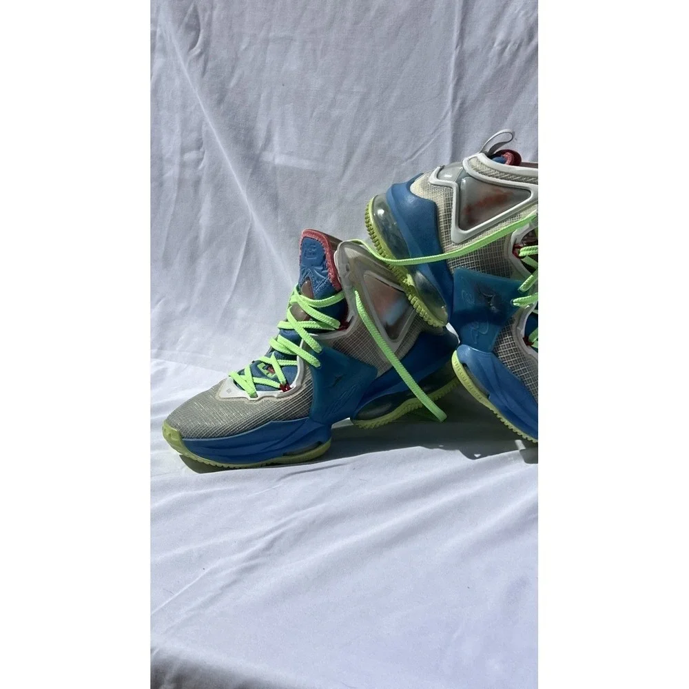 Nike Shoes LeBron XIX 19 GS Dutch Blue Pomegranite‎ Sneakers Sz 5.5 DC9339-400